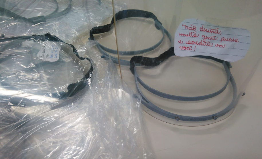 Servidores do Depen recebem máscaras de proteção tipo “face shields” em proteção ao Covid-19