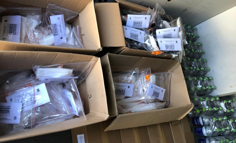 PCPR entrega kits de proteção contra a Covid-19 aos policiais civis