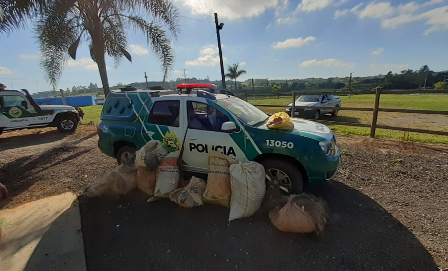 Polícia Ambiental flagra dupla pescando com redes em represa no Norte Pioneiro do estado