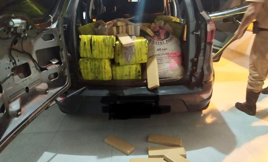 Mais de meia tonelada de maconha e Skank é apreendida pelo BPRv no Noroeste do estado