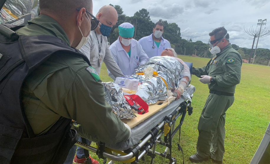 BPMOA faz remoção e resgate aeromédico na Região Metropolitana