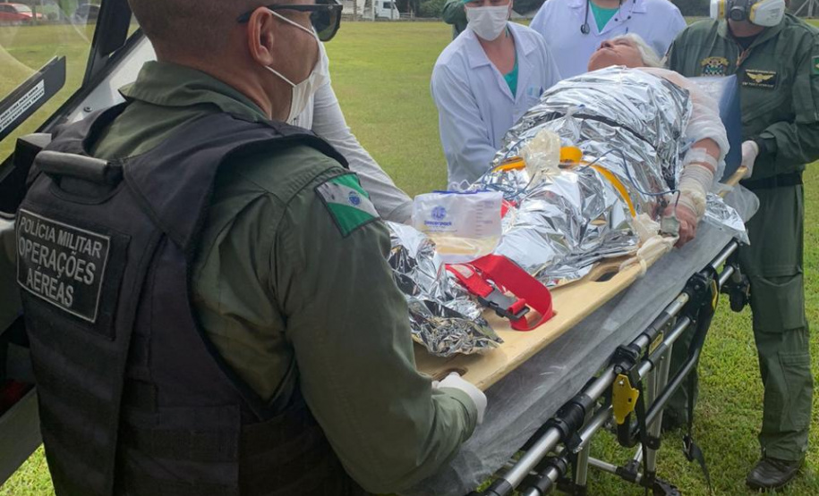 BPMOA faz remoção e resgate aeromédico na Região Metropolitana