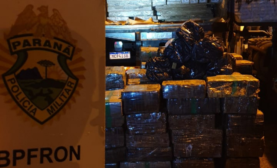 Batalhão de Fronteira apreende quase 2 toneladas de maconha em Cascavel
