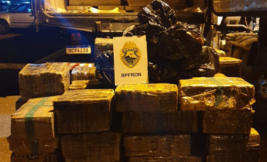 Batalhão de Fronteira apreende quase 2 toneladas de maconha em Cascavel