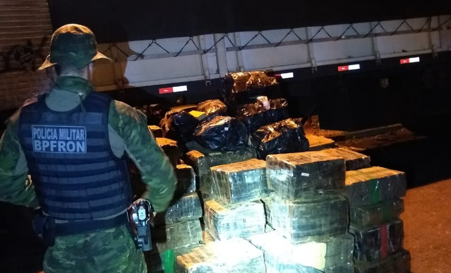 Batalhão de Fronteira apreende quase 2 toneladas de maconha em Cascavel