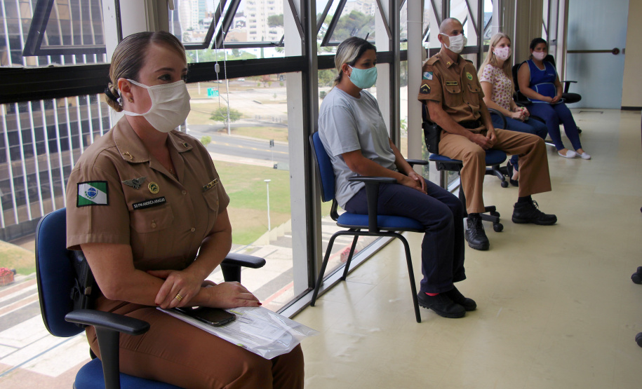 HPM disponibiliza vacinas da gripe para servidores da Secretaria da Segurança em Curitiba