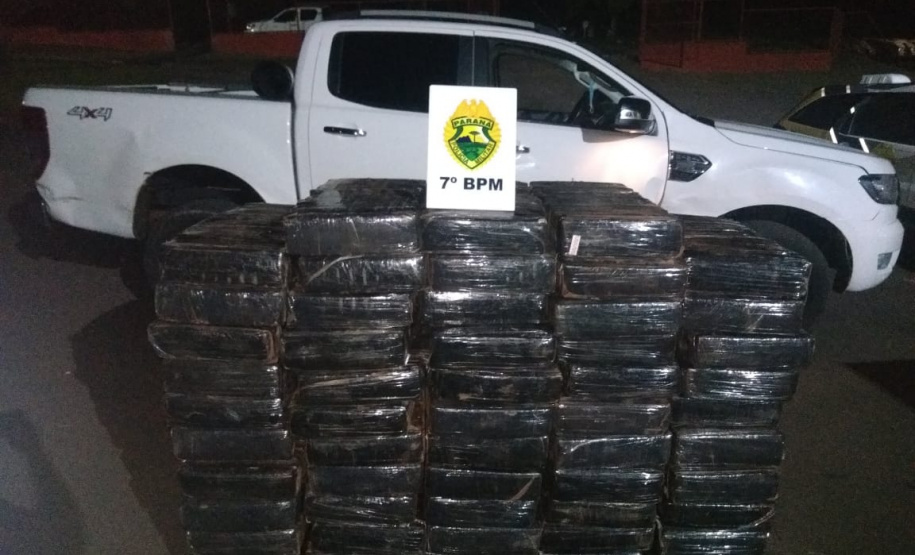 Em cinco dias, PM apreende mais de 1,4 tonelada de maconha no Noroeste do estado