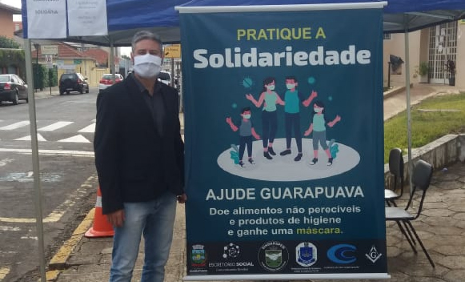 Depen de Guarapuava quer trocar 2 mil máscaras por alimentos em ação social