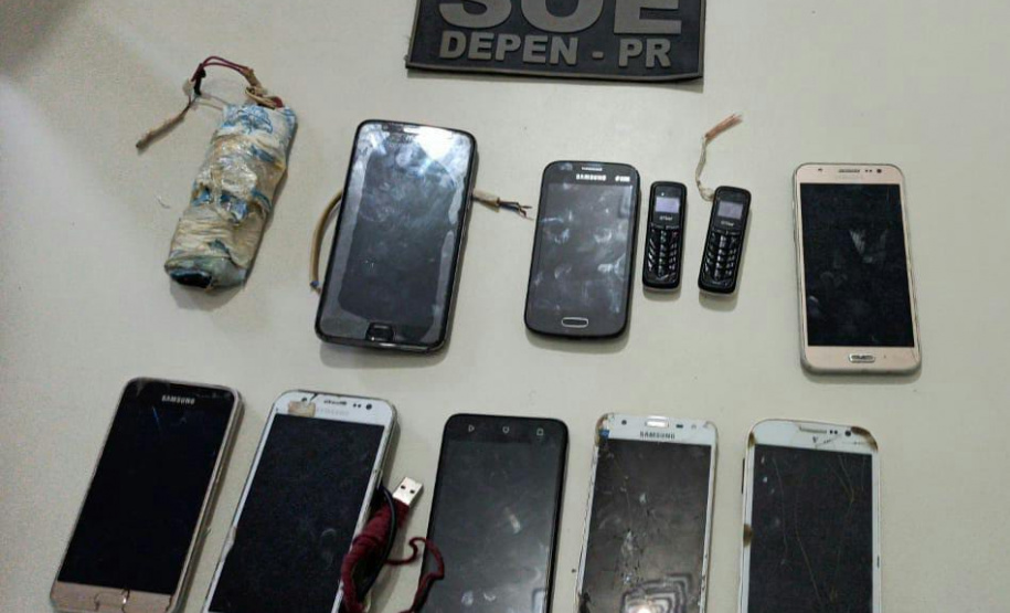 Depen apreende mais de 200 celulares e 2,6 quilos de maconha em 17 dias