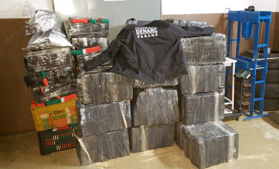 Polícia apreende 1,8 tonelada de maconha em Foz do Iguaçu