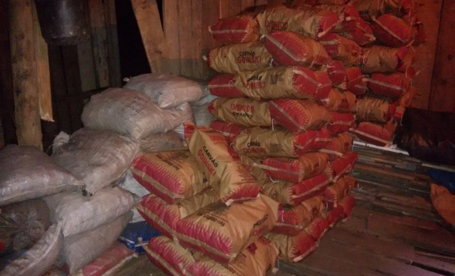 Polícia Ambiental prende seis pessoas e apreende duas toneladas de carvão e três balões, em ações distintas na RMC