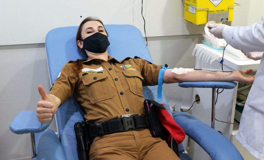 BPRv faz doação de sangue em alusão a campanha Maio Amarelo