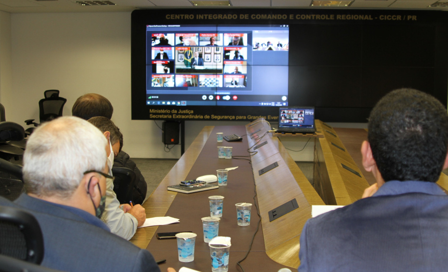Coronel Marinho participa de videoconferência com ministro da Justiça
