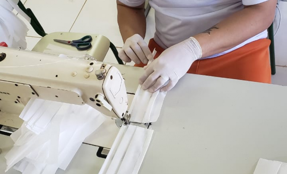 Produção de EPIs em presídios já passa de 330 mil unidades