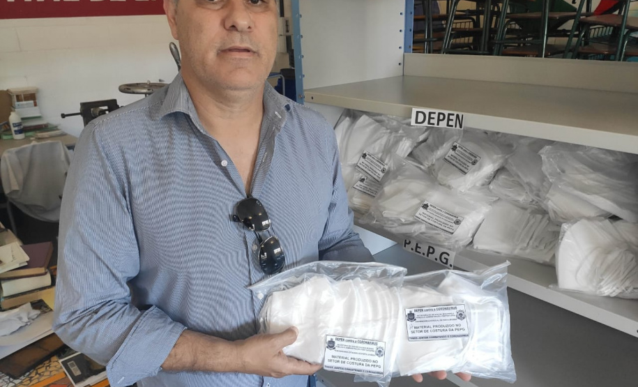 Produção de EPIs em presídios já passa de 330 mil unidades