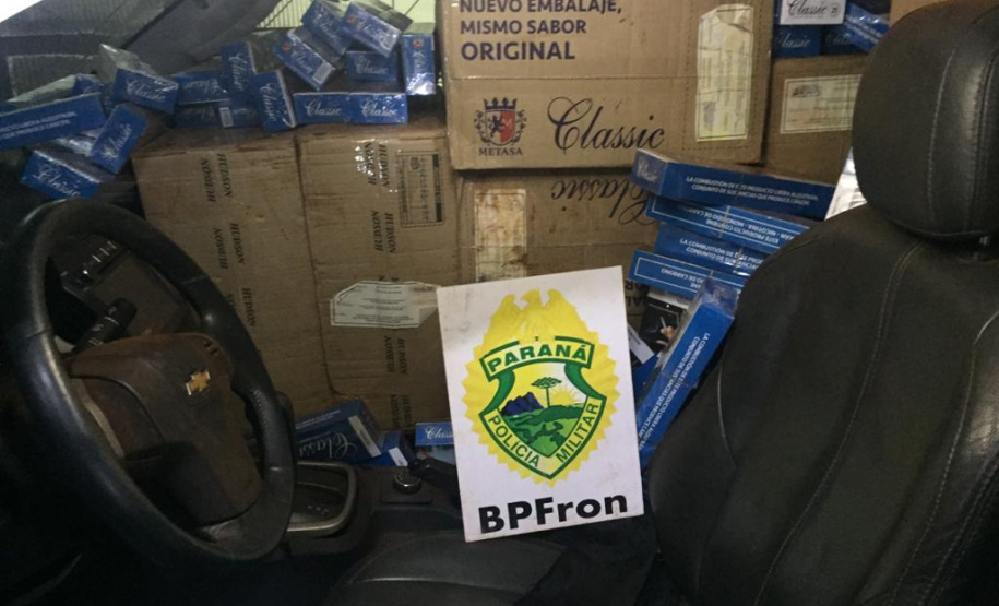 BPFron apreende 117 quilos de maconha e U$ 50 mil em notas no Oeste do estado