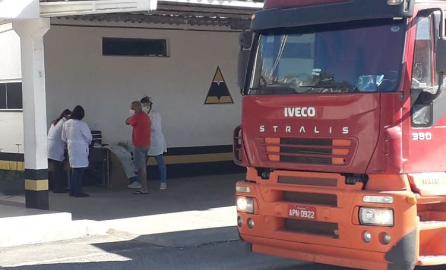 BPRv apoia Secretaria Municipal de Saúde de Almirante Tamandaré, na RMC, na vacinação de motoristas