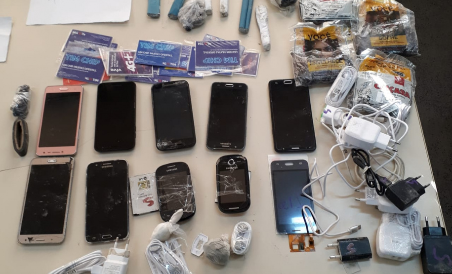 Agentes do Depen interceptam kit cadeia em Penitenciária de Piraquara