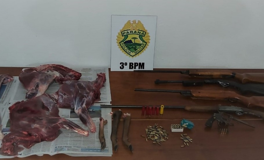 No Sudoeste do estado, PM encaminha apreende oito armas e encaminha 28 pessoas