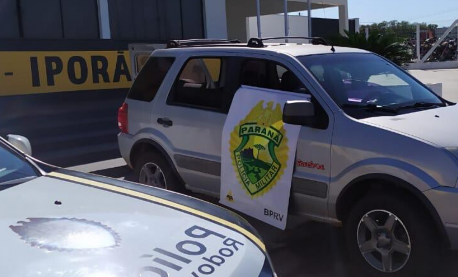 No Oeste do estado, BPRv apreende dois carros carregados com cigarros e agrotóxicos