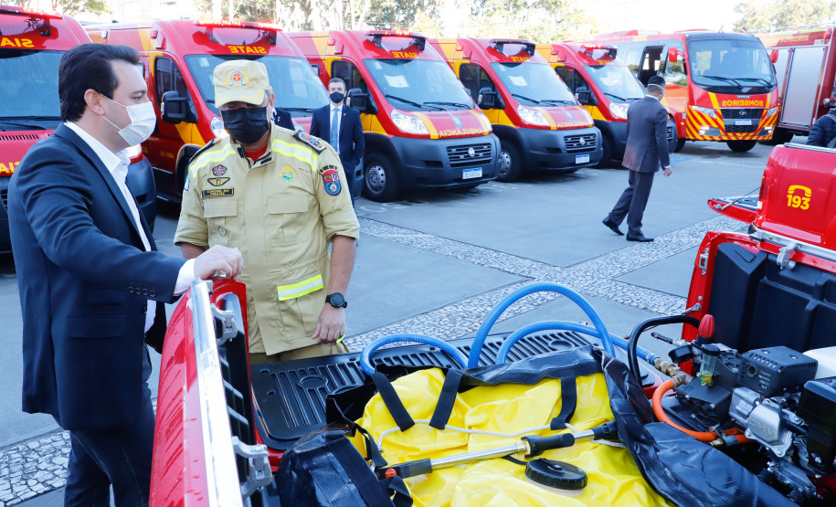 Governo reforça Corpo de Bombeiros com 34 novos veículos