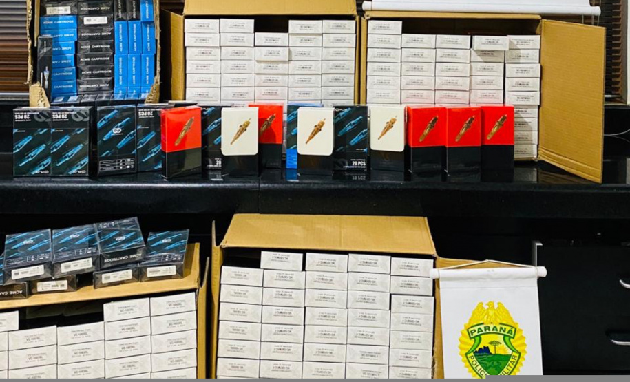 Em duas ocorrências, BPRv apreende mercadorias contrabandeadas no Noroeste do Paraná