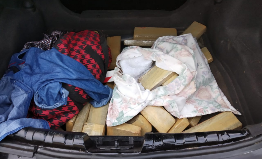 PCPR apreende 551 quilos de maconha em Foz do Iguaçu