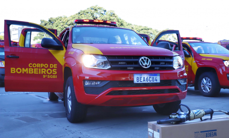 Governo reforça Corpo de Bombeiros com 34 novos veículos