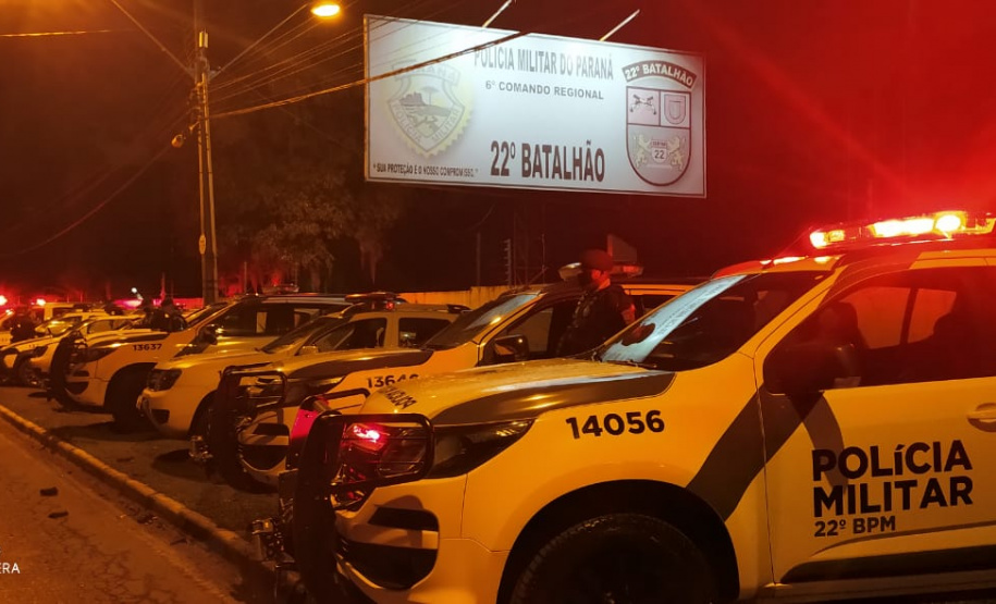 Com a Operação Spazzare, PM cumpre nove Mandado de Busca e Apreensão sobre o tráfico de drogas, em Colombo (PR)