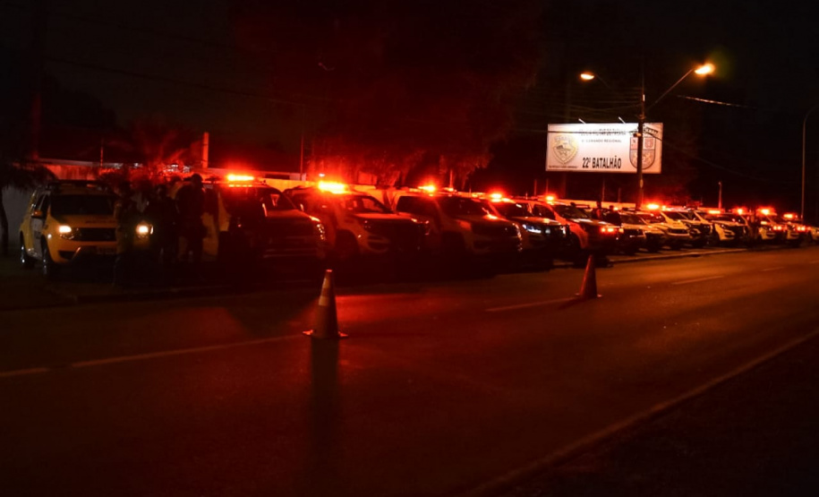 Com a Operação Spazzare, PM cumpre nove Mandado de Busca e Apreensão sobre o tráfico de drogas, em Colombo (PR)