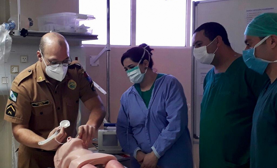 Profissionais do HPM recebem capacitação para enfrentamento ao coronavírus