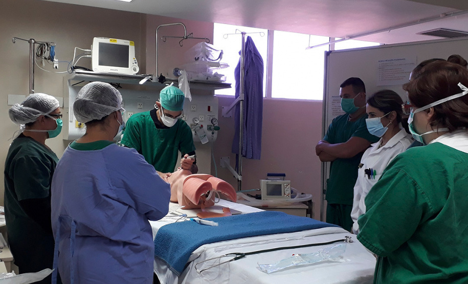 Profissionais do HPM recebem capacitação para enfrentamento ao coronavírus