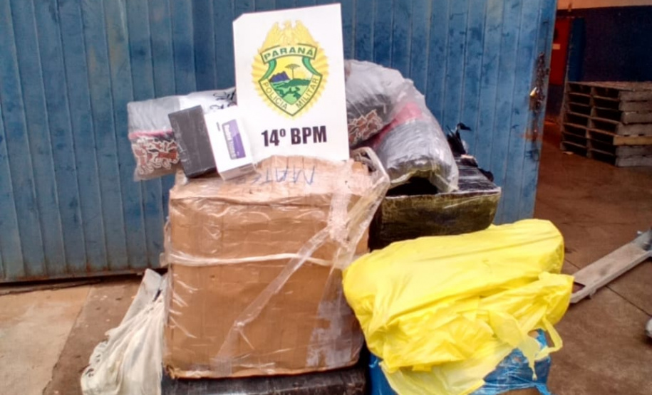 Quase uma tonelada de drogas foi apreendida pela PM no Oeste do estado durante a Operação Metrópolis; prejuízo de mais de R$ 4 milhões