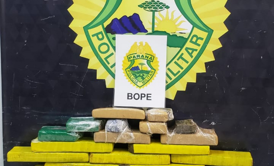 BOPE faz duas apreensões de maconha e retira mais de 230 quilos de droga de circulação em Curitiba e RMC