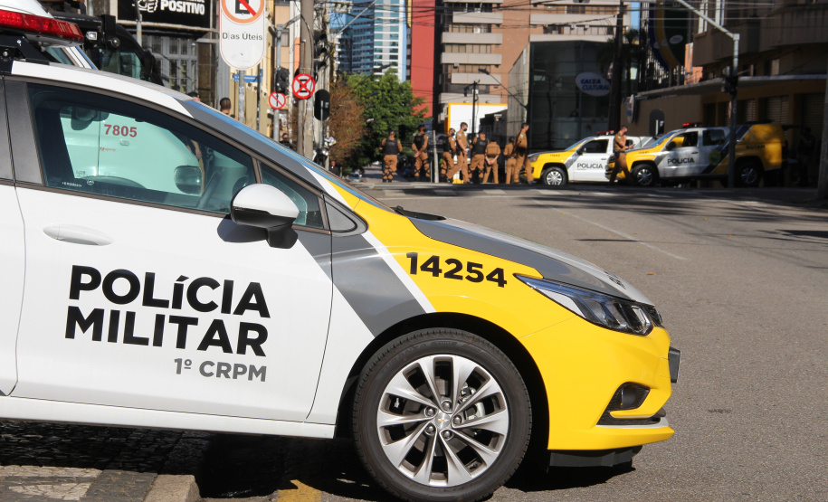 Esquema de segurança da Polícia Militar garante manistestações pacíficas neste domingo