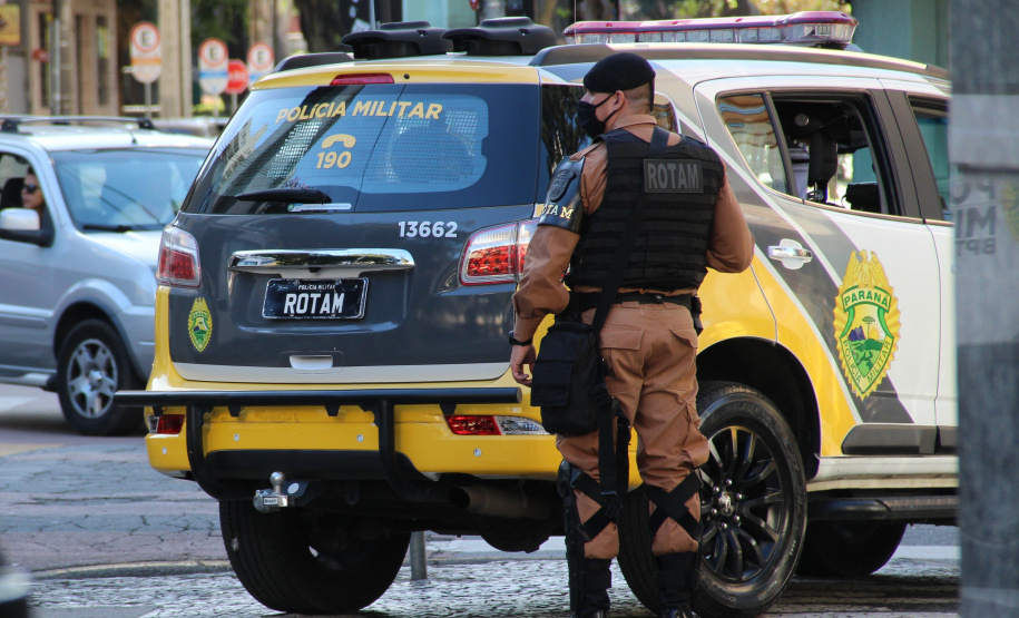 Esquema de segurança da Polícia Militar garante manistestações pacíficas neste domingo