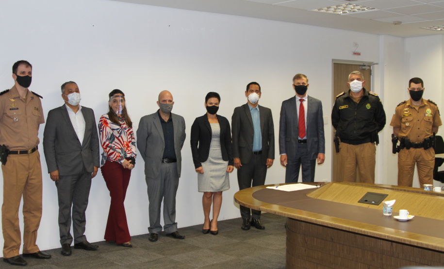 Segurança e prefeitura de Pinhas vão compartilhar informações