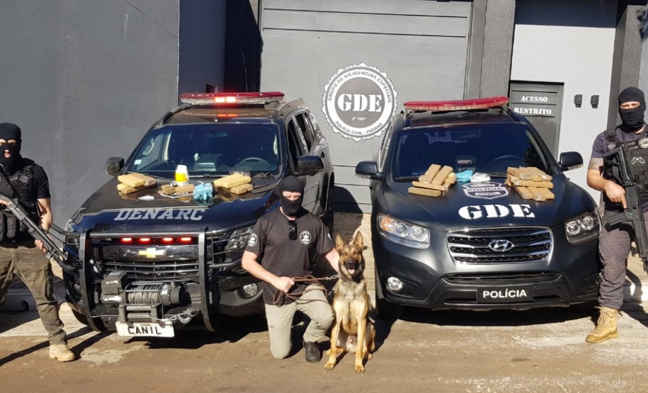 PCPR prende cinco e apreende 22 quilos de droga em operação contra o tráfico