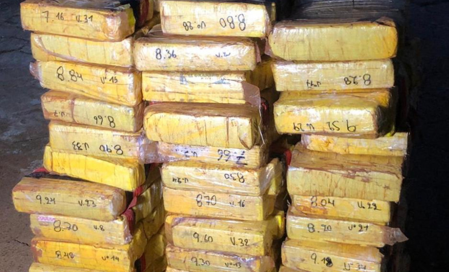 PCPR apreende 300 quilos de maconha e prende três em Cascavel