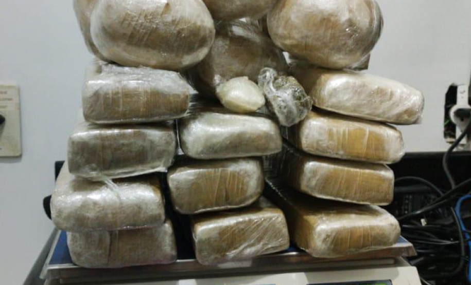 BPRv apreende mais de meia tonelada de maconha ao atender ocorrências distintas no Noroeste do estado