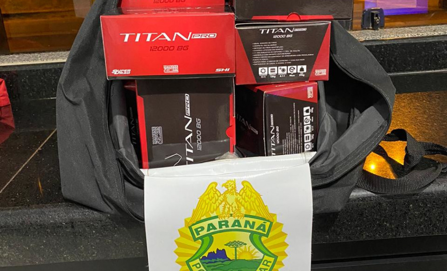 No Noroeste do estado, BPRv apreende mais de R$ 100 mil em produtos contrabandeados