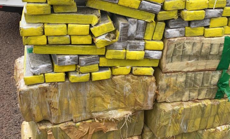 BPRv apreende mais de meia tonelada de maconha ao atender ocorrências distintas no Noroeste do estado