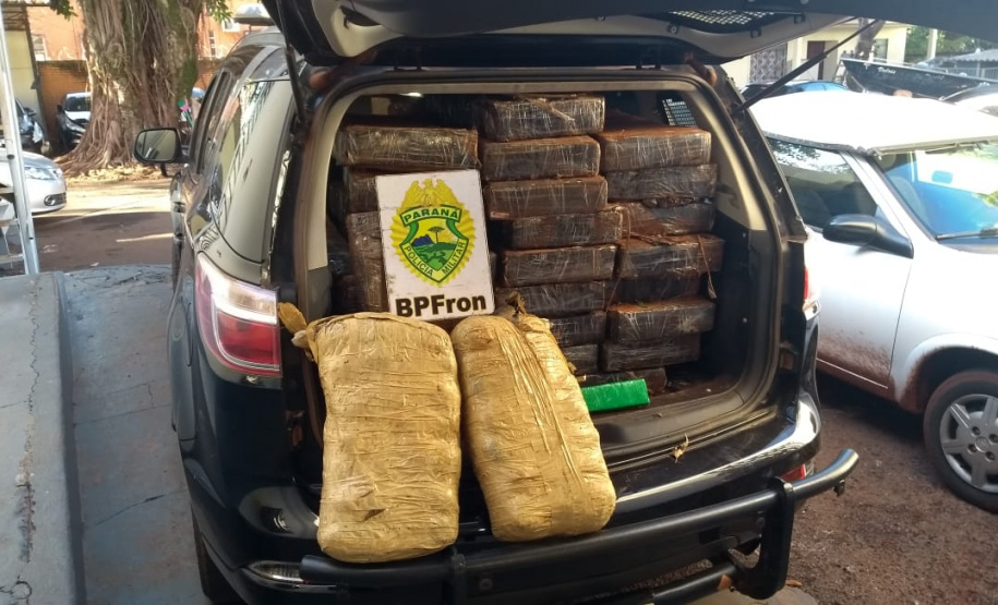 Mais de 1,5 tonelada de maconha são apreendidas pelo BPFron no Oeste do estado