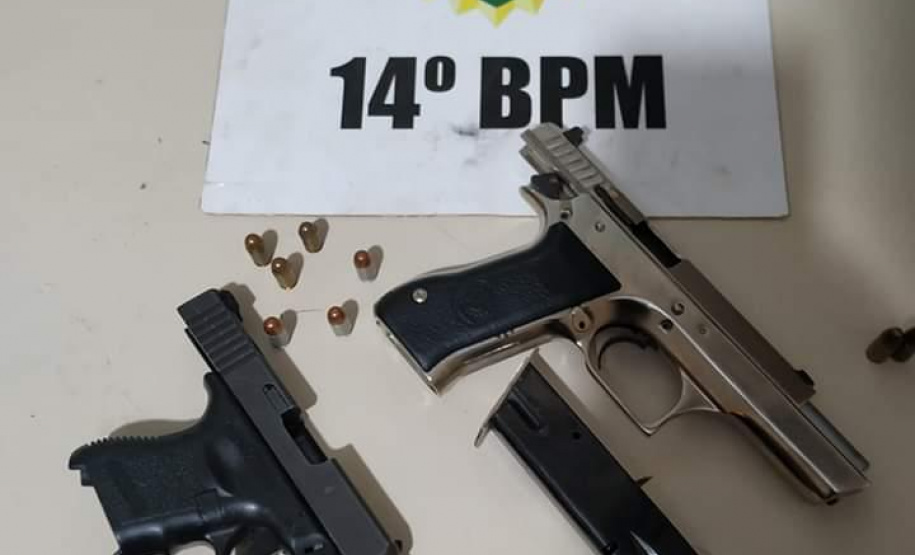 PM apreende 250 quilos de maconha e duas armas de fogo no Oeste do estado