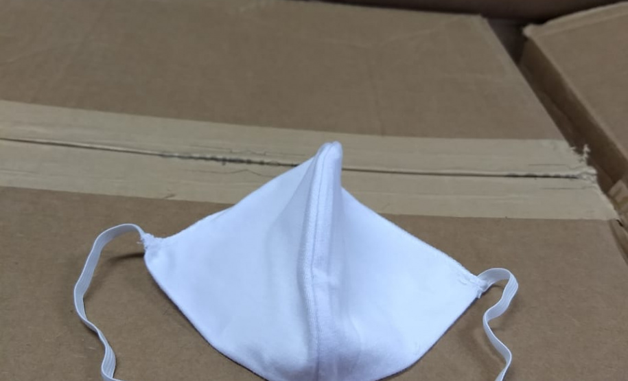 Sistema prisional do Paraná recebe doação de 111 mil máscaras do Programa Todos pela Saúde