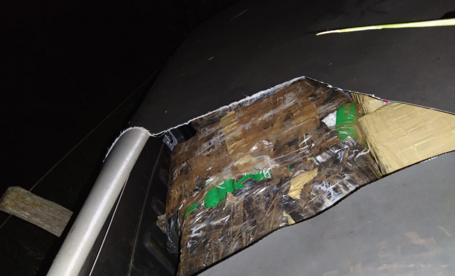 Mais de uma tonelada de maconha é apreendida em Santo Antônio da Platina