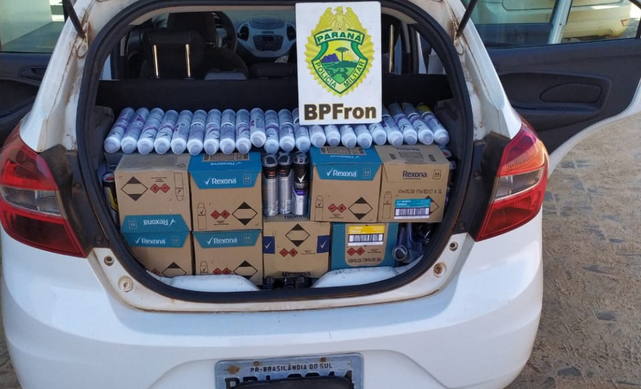 Em situações distintas, BPFron apreende garrafas de vinho, de azeite de oliva e desodorantes contrabandeados no Sudoeste do estado