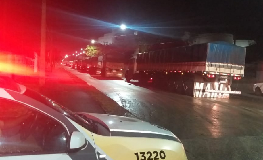 Furtos de carga de caminhões em Paranaguá caem 91% com a Operação Carga Segura no Litoral