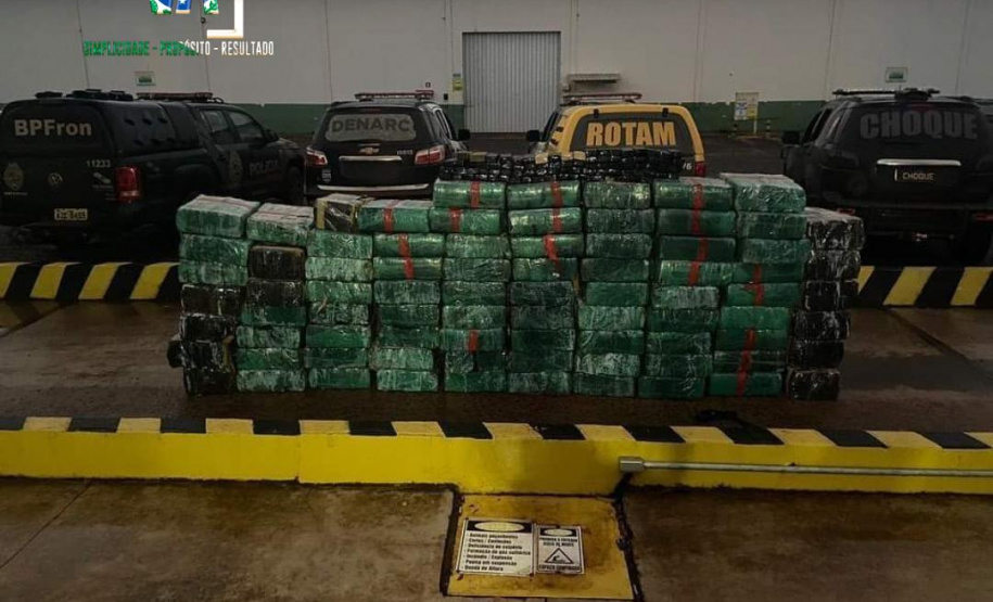 Operação Hórus: PM e PC apreendem quase duas toneladas de maconha em Querência do Norte (PR)