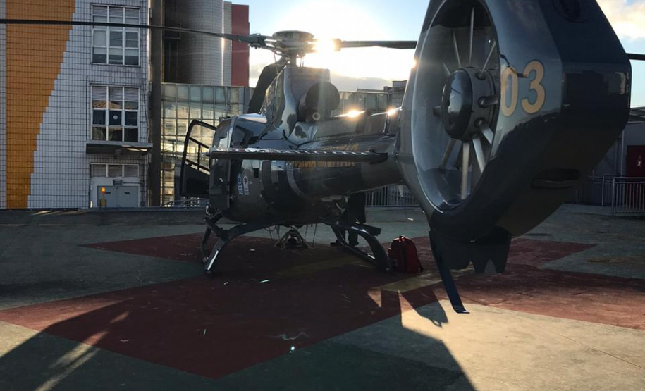 BPMOA resgata motociclista ferido em trilha na Região Metropolitana de Curitiba